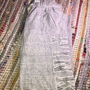PINK grey sweatpants